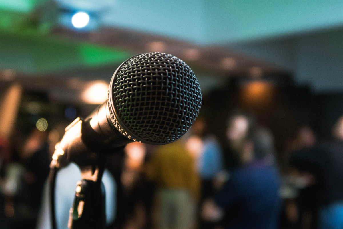 microphone -- engage union members