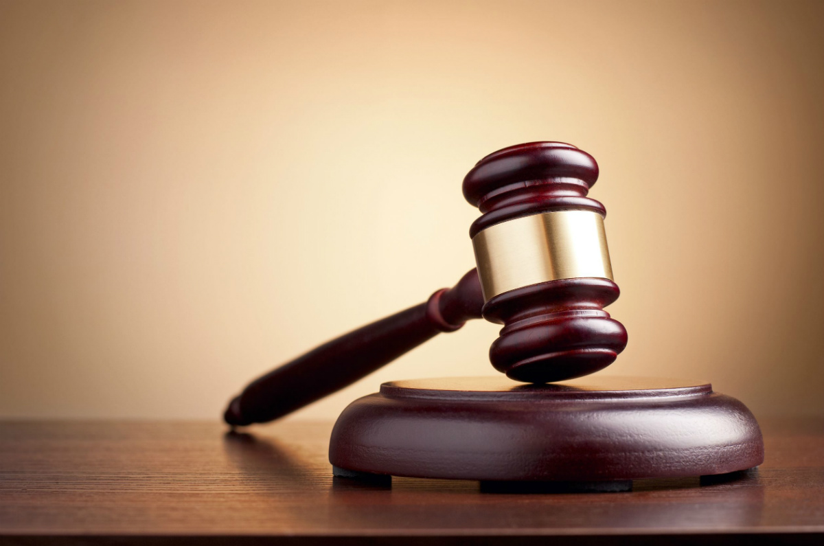 a gavel representing the lawsuit federal workers have filed