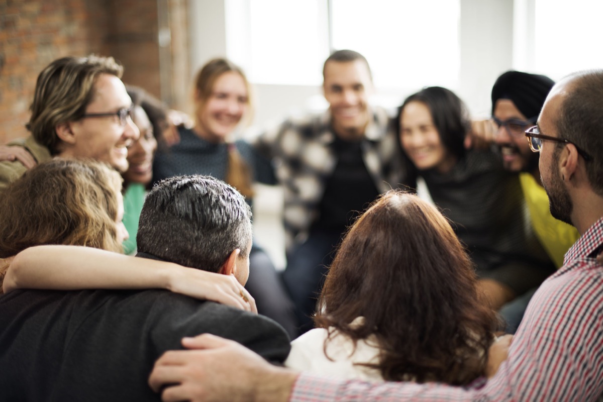 Team Huddle Harmony Togetherness Happiness, Union Election Concept