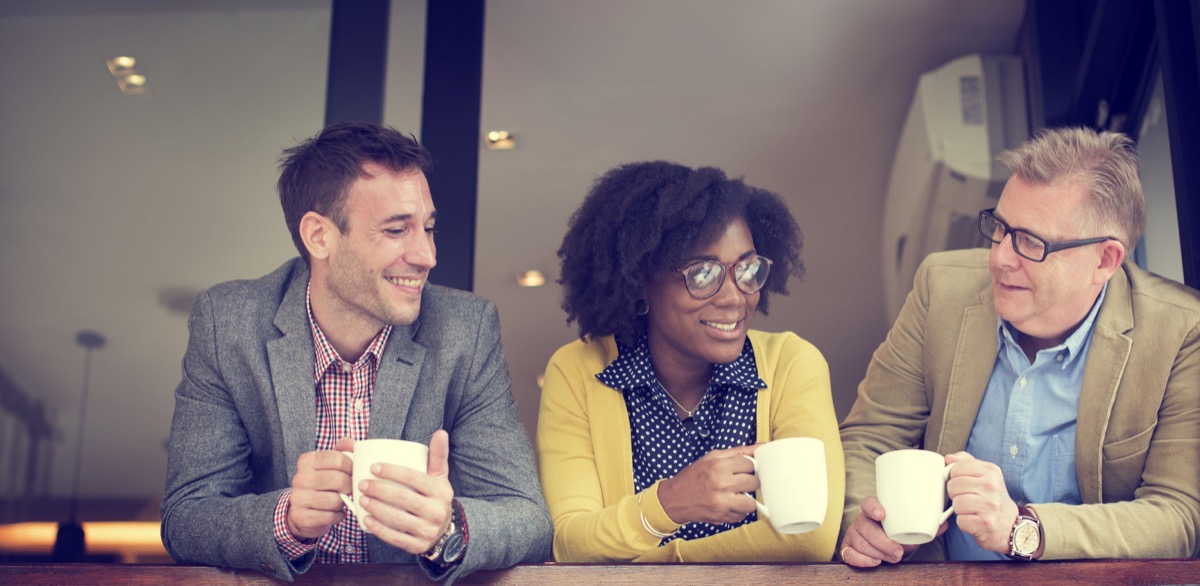 Team Coffee Break; collective bargaining concept