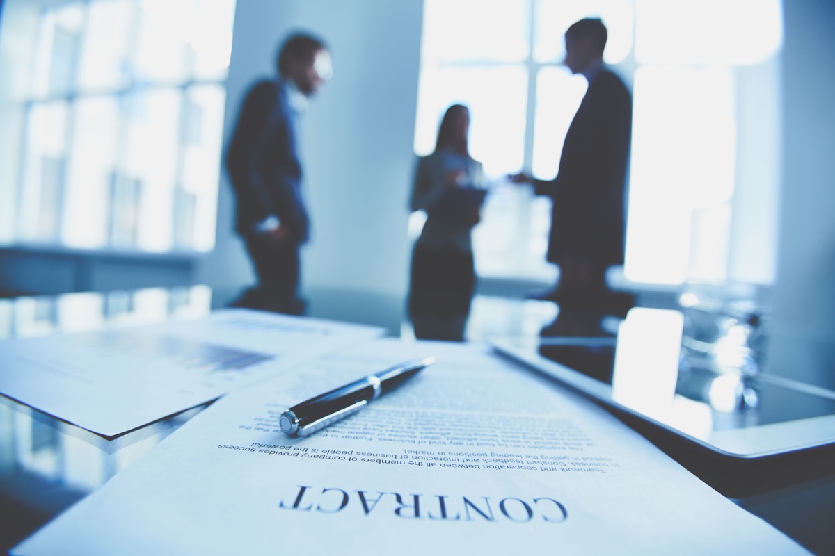 Contract to sign; workplace diversity and collective bargaining agreements concept
